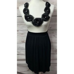 EUC Soprano Floral Mesh Detail Sleeveless Dress